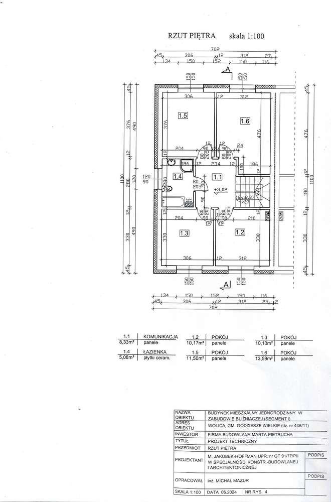 Bliźniak Wolica 116m  6-pokoi(brak skosów)-9