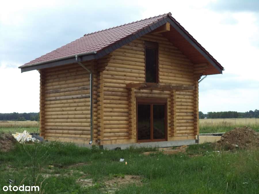 Dom z bali w pięknym krajobrazie pól i lasów - Pełny obrazek: 4/14