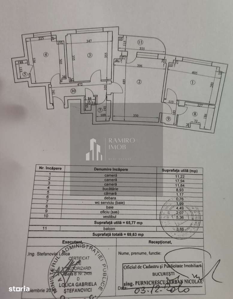 3 Camere 70mp - Partial Renovat - Metrou Aparatori la 1 Min xy1