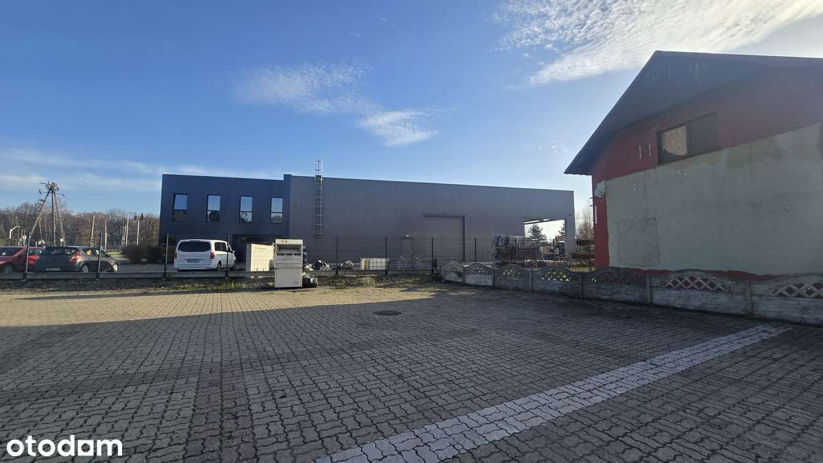 Budynek usługowy z dużym parkingiem, przy DK78! OFERTA 0%-2