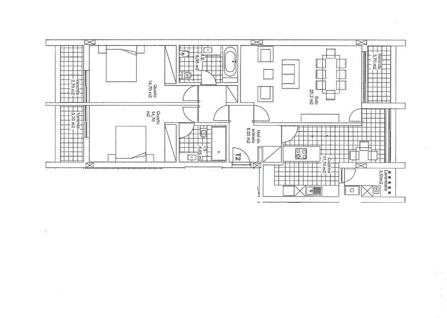 Apartamento T2 com varandas e garagem fechada no centro de Aveiro-35