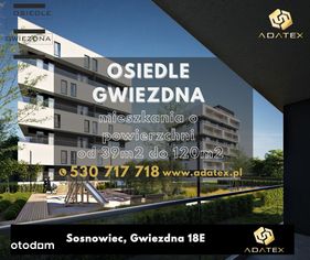 Sosnowiec Gwiezdna | nowe mieszkanie 3-pok. | B44