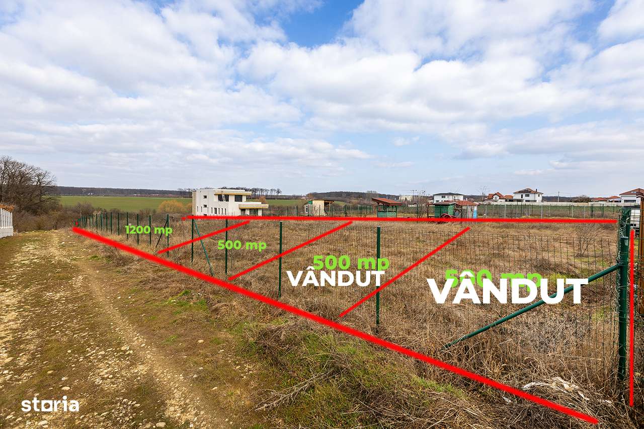 Balotești – teren intravilan cu priveliște superbă, 500–1200 mp-4