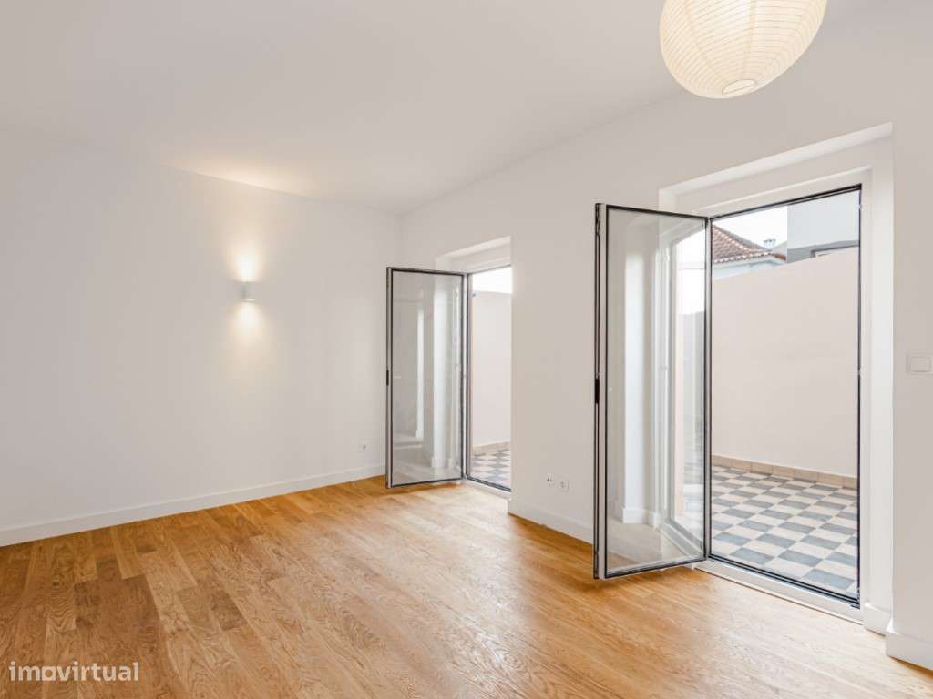 Exclusivo T2 Renovado com Terraço, Design Vintage-Chic , Dafundo - Grande imagem: 4/40