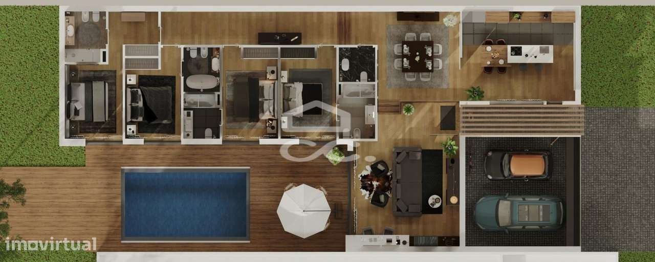 Elegante Moradia Térrea com 4 Suites  em Celeirós - Braga-26