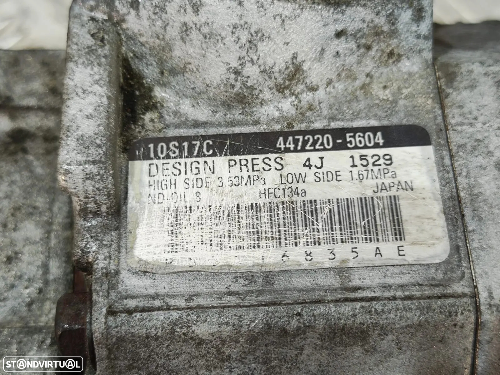 Compressor AC Denso 10S17C original - 6