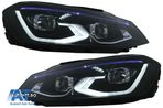 Faruri LED compatibil cu VW Golf 7 VII (2012-2017) conversie Golf 8 Look - 2