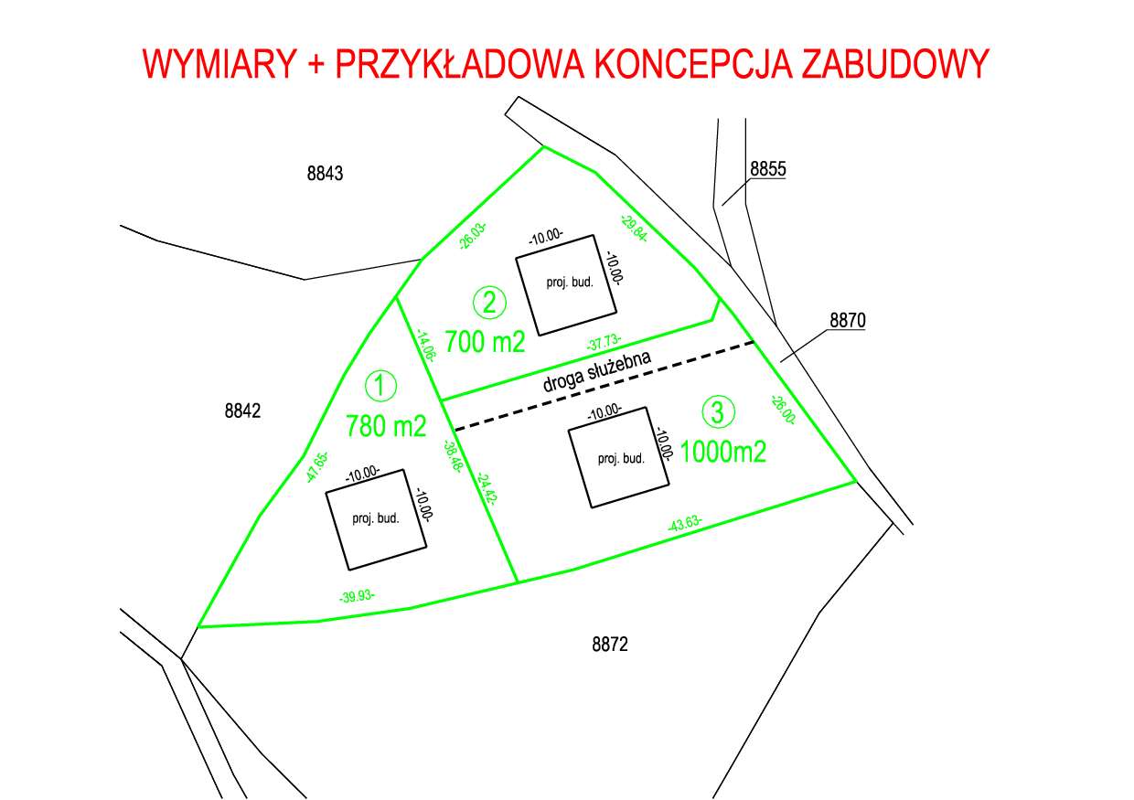 Działka budowlana Stryszawa 780m2-4