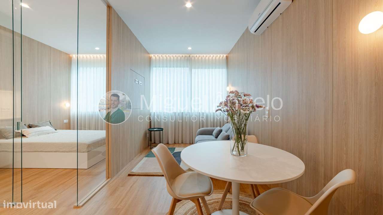 Apartamento T0 totalmente novo e mobiliado com lugar de garagem, Porto - Grande imagem: 5/21