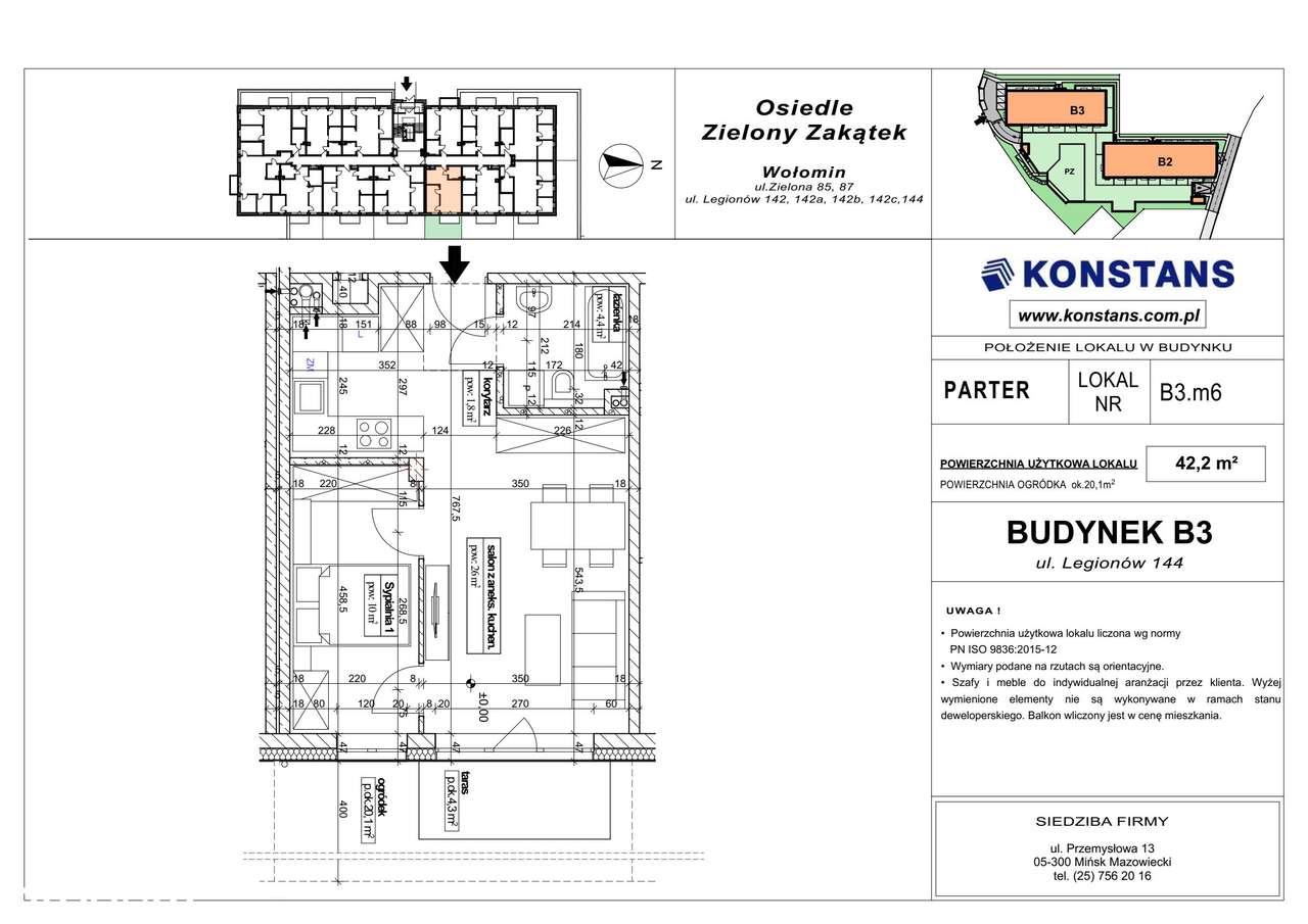 2-pokojowe mieszkanie 42m2 Bez Prowizji - Pełny obrazek: 2/5