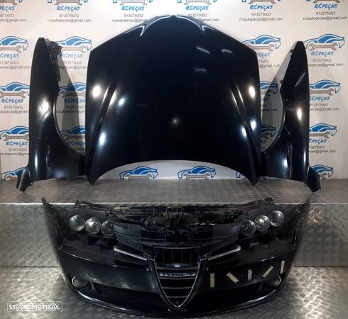 FRENTE COMPLETA ALFA ROMEO 159 TI BRERA SPIDER 939 CAPOT PARACHOQUES GUARDA-LAMAS OTICAS XENON RADIADOR VENTILADOR FRENTE FIBRA REFORÇO - 2