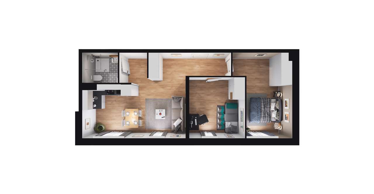 Zakątek Łokietka | mieszkanie 3-pok. | A8 - Pełny obrazek: 3/7