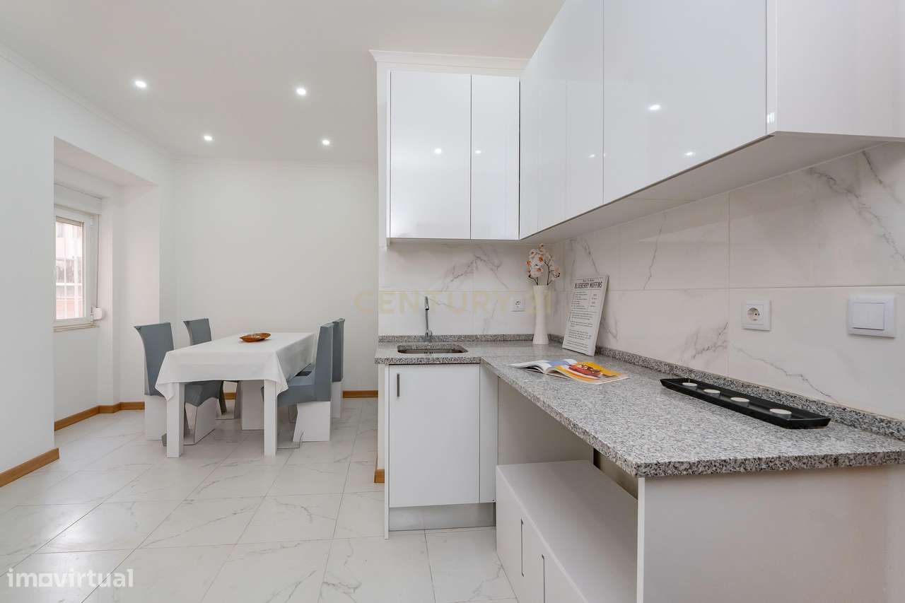 Apartamento Renovado T1 em Mina de Água, Amadora - Grande imagem: 4/30