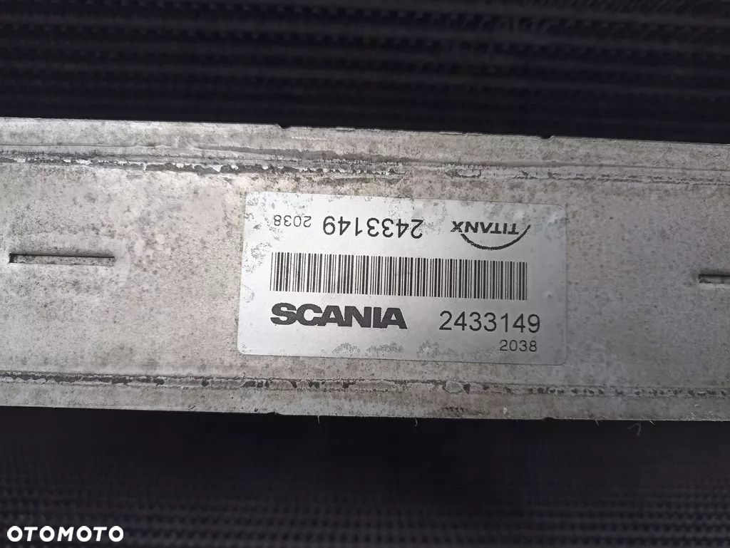 CHŁODNICA INTERCOOLER SCANIA 2433149 NGS .. - 2