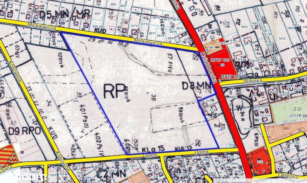 Iłowo - Osada, dz. nr 36/2 pow. 6415 m2 mpzp - Pełny obrazek: 5/6