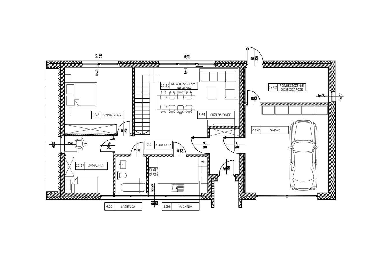 Dom jednorodzinny, działka 1000 m2 / OSADA LUBNÓW - Pełny obrazek: 3/11