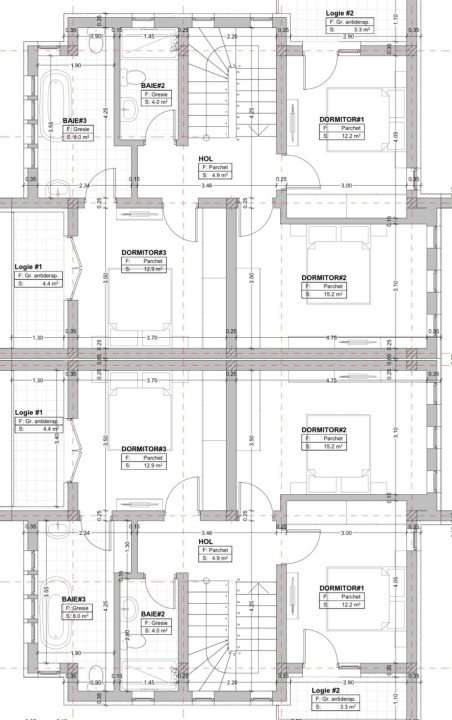 Case cuplate pozitionate intr-un cartier privat, 110 mp , 250 teren, z - Imagine principală: 4/4