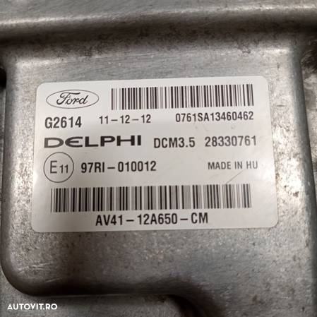 ECU Calculator Motor Ford Kuga 2.0 TDCI 2008 - 2013 Cod AV41-12A650-CM [1576] - 5