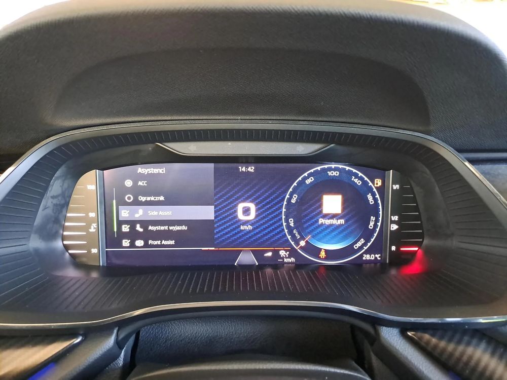 SKODA OCTAVIA RS 240KM HAK DSG Salon PL 1 właściciel ASO VAT23%