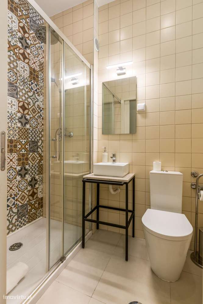 Apartamento T1 com jardim privado, na Rua Bonjardim-6