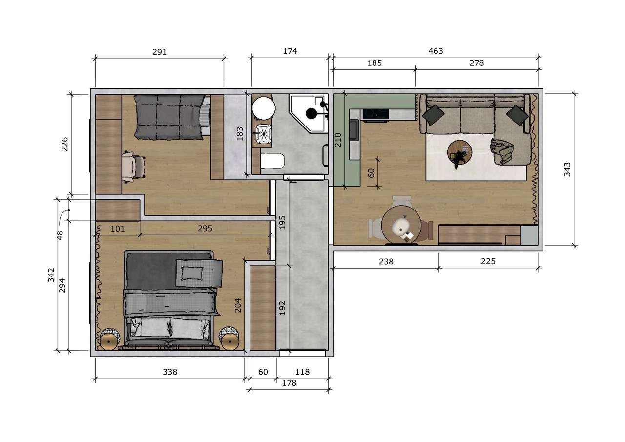 Nowoczesne 3 pokoje - standard premium | balkon | 0% prowizji | Brynów-19