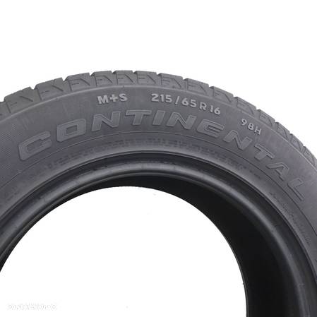 4 x CONTINENTAL 215/65 R16 98H CrossContact LX Lato M+S 2017 Jak Nowe 6,8-7mm - 5