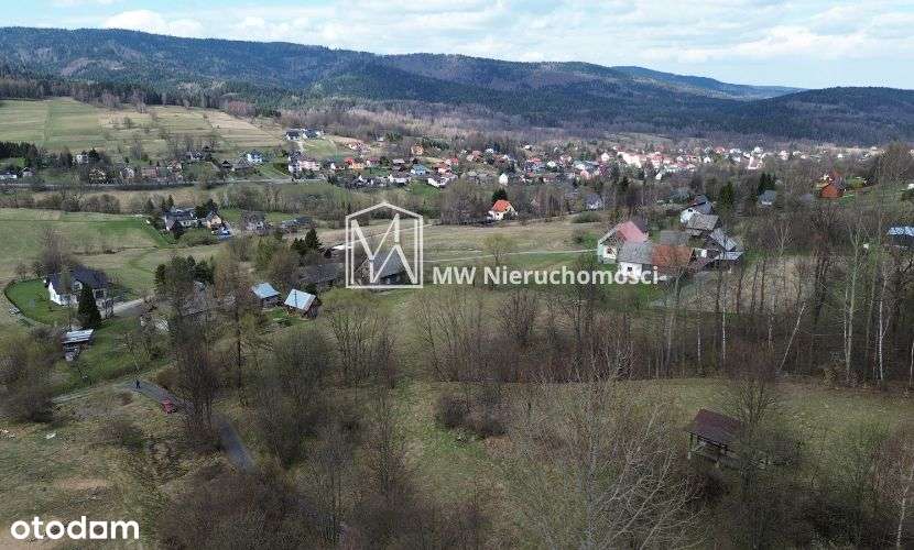 Widokowa działka budowlana Las, Beskid Mały-10