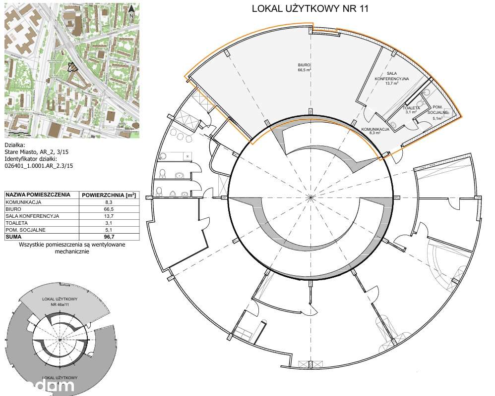 Legnicka 46A - piętro w biurowcu - lokal użytkowy/biurowy cena brutto-10