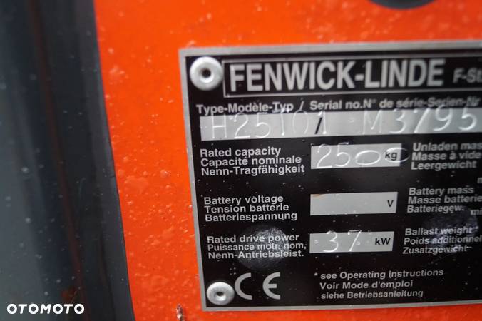 Linde H25T Wózek widłowy Gazowy Duplex - 10