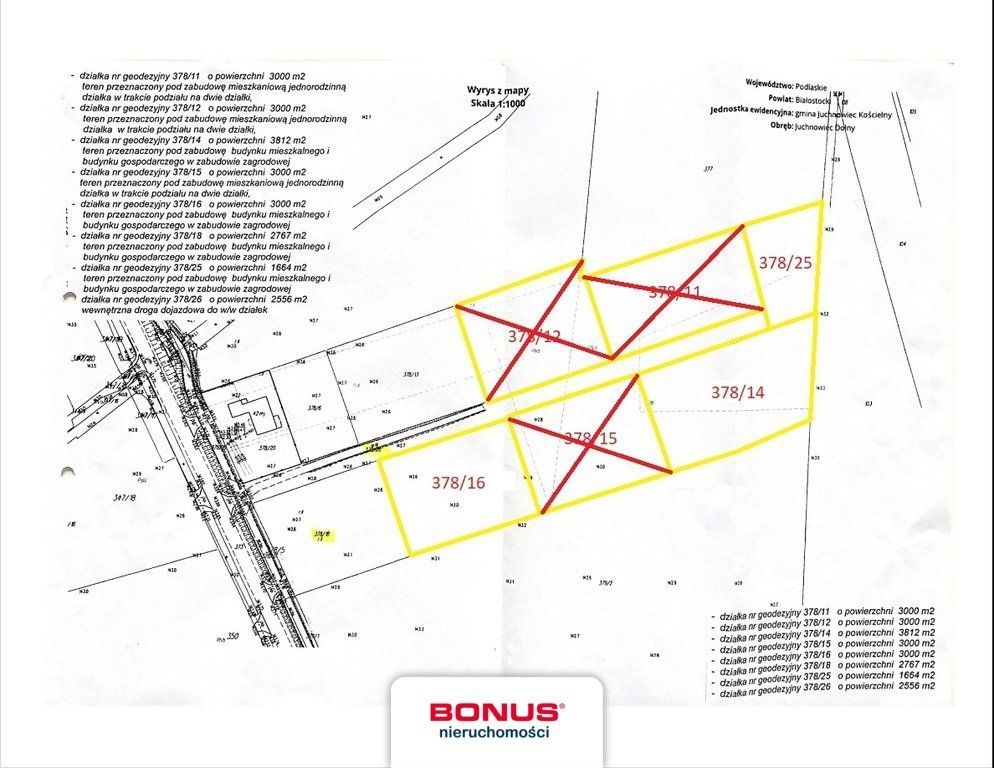 Działka pod zabudowe zagrodową 1664m2