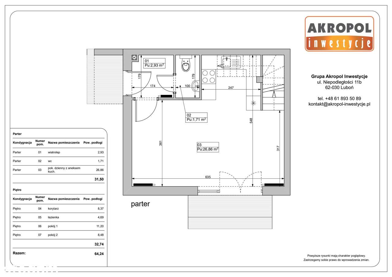 Zielniki obok Środy Wlkp. | dom 3-pok. | M 18/1 - Pełny obrazek: 2/6