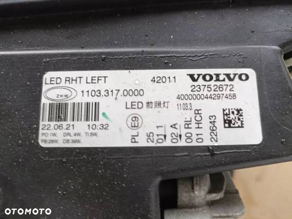 LAMPA VOLVO FH 5 23752672 - 3