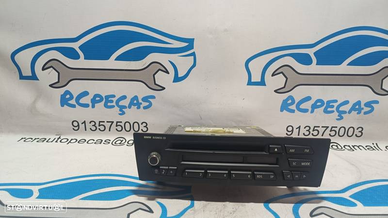 RADIO AUTORADIO LEITOR CD BUSINESS BMW SERIE 1 E87 65129229241 9229241 13264010 132640 E81 E82 E87 LCI E88 SERIE 3 E90 E90 LCI E91 E91 LCI E92 E92 LCI E93 E93 LCI X1 E84 DISPLAY COMANDOS COMUTADOR PAINEL CONTROLO COMUNICAÇÃO - 3