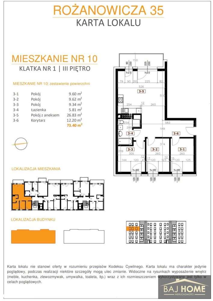 Mieszkanie na III piętrze, osiedle Nowy Rządz - Pełny obrazek: 3/20