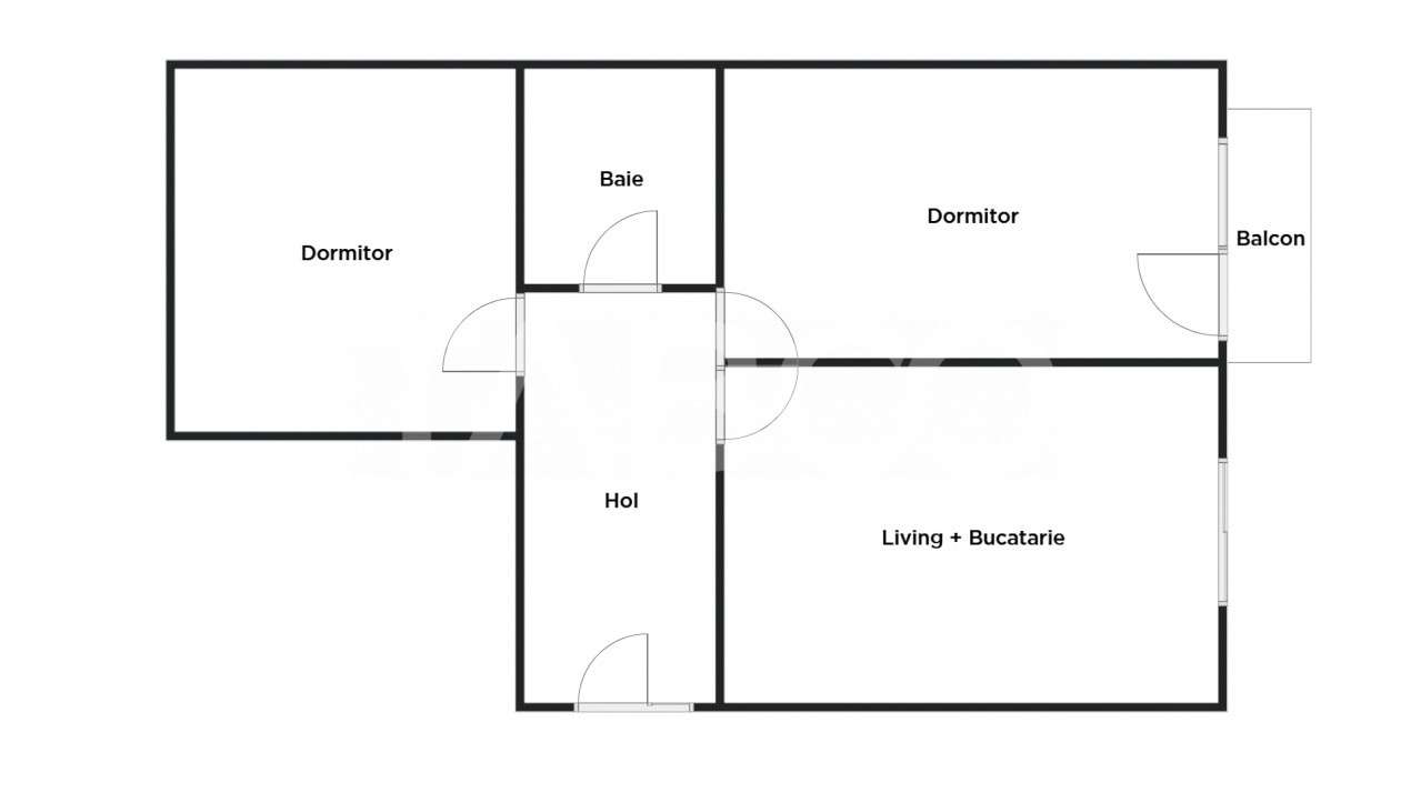 Apartament 3 camere 63 mp - geam la baie balcon - etaj 1 - parcare - Imagine principală: 2/8