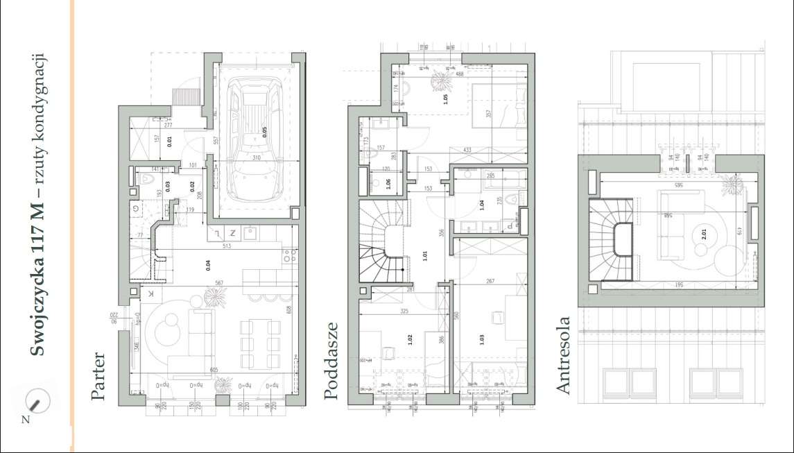 Skrajny szereg z antresolą, garażem i przestronnym ogrodem-2
