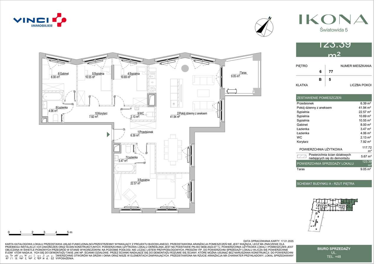 Światowida 5 | mieszkanie 5-pok. | M077 - Pełny obrazek: 3/6