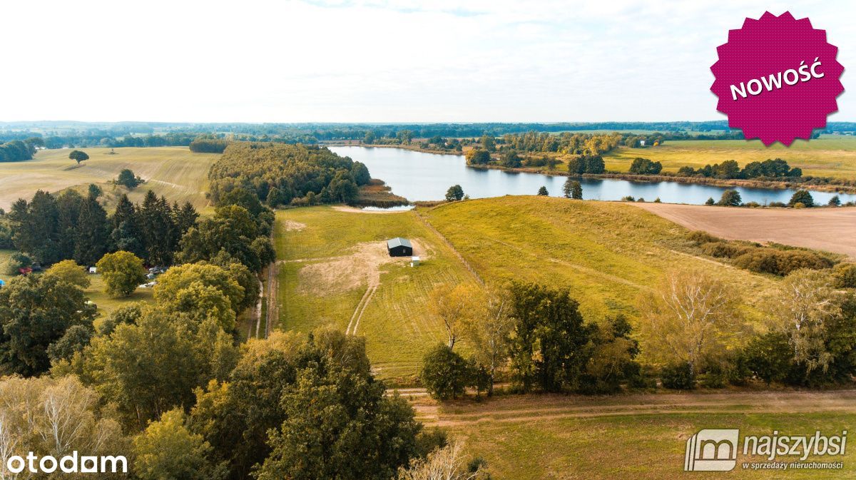 ***dom z własną linią brzegową na pojezierzu Draws