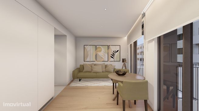 Estudio T0 em Vila Nova de Gaia com varanda-10