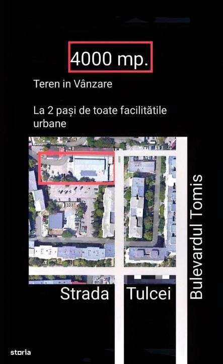 Vanzare Teren unic constructii 4000 mp. Tomis Nord - Imagine principală: 3/3