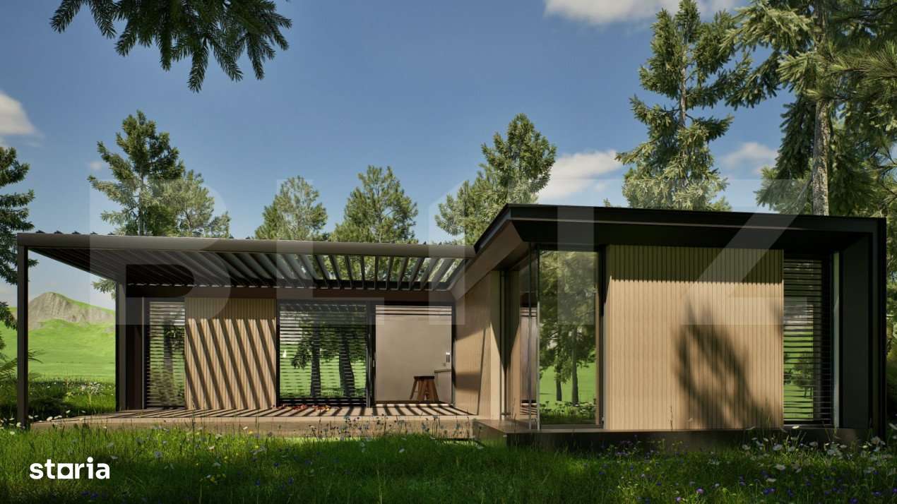 Casa pasiva certificabila, de vanzare, 2 camere, 73,90 mp, Brasov - Imagine principală: 3/10