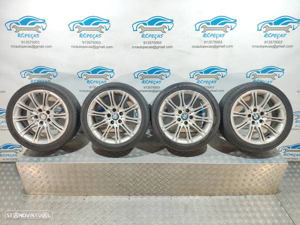 JANTES ORIGINAIS BMW SERIE 5 E60 E61 PACK M STYLE 135M 18 POLEGADAS 8J ET20 5X120 - 7