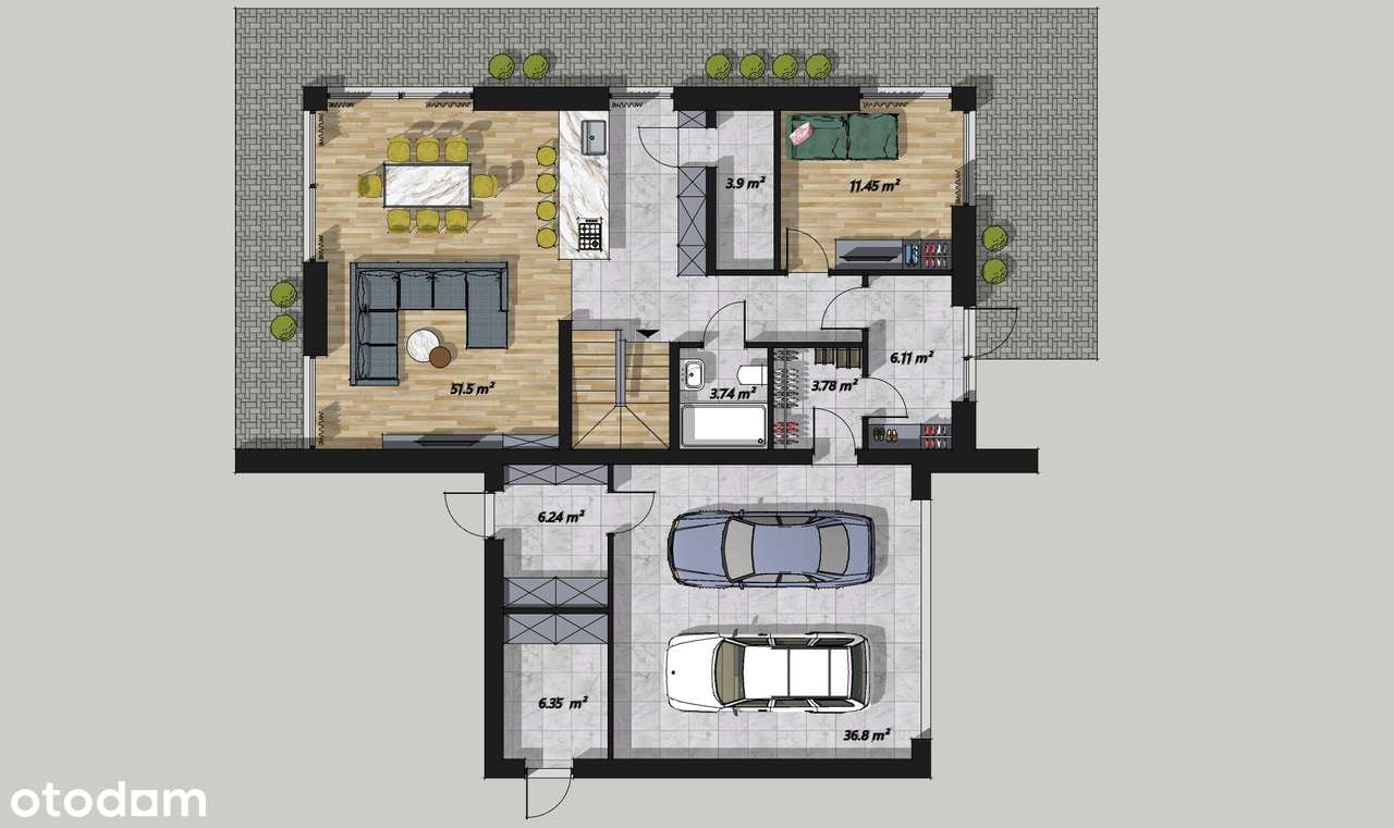 Nowoczesny dom wolnostojący – Rusiec, 30 minut do Warszawy-12