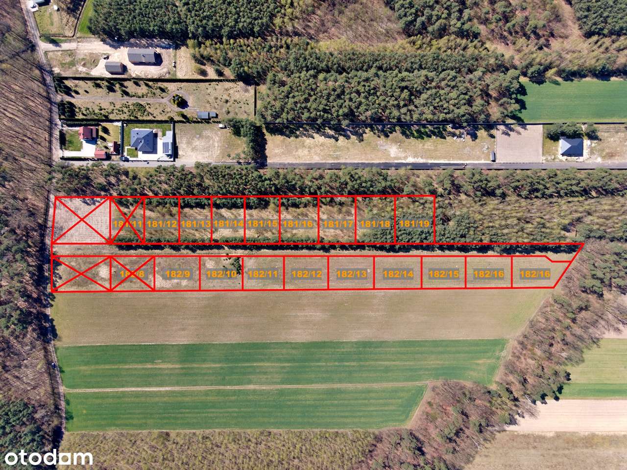 Działki budowlane pod lasem – Młynisko gm. Koźminek - Pełny obrazek: 5/17