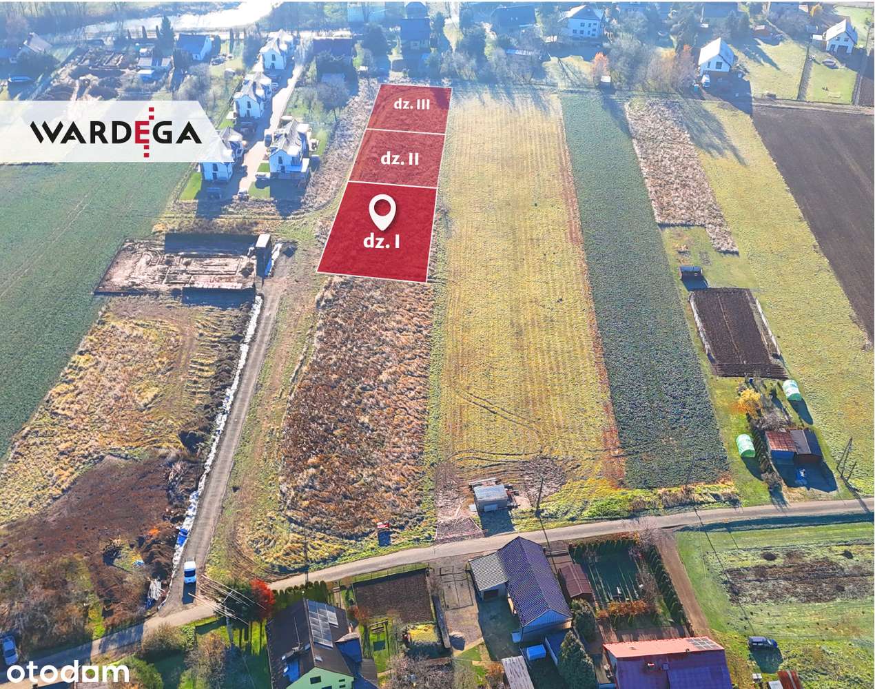 Działka budowlana 10.33 a (dz. I) – Niepołomice, ul. Kątek-4