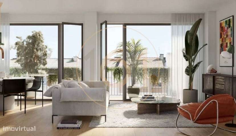 Apartamento T2 com varanda, para venda no Condomínio Ferreira de Castr - Grande imagem: 5/8