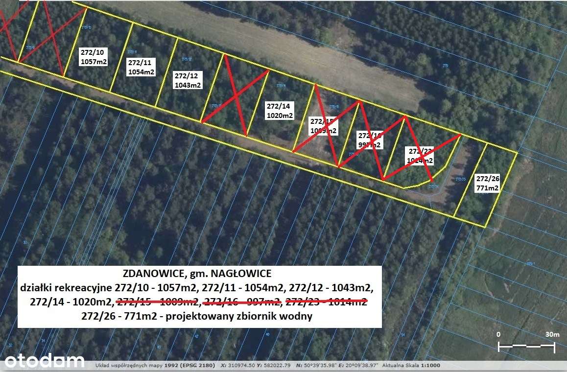 Tania działka rekreacyjna 1020m2 tylko 49.900 zł (brutto z 23% VAT)-6