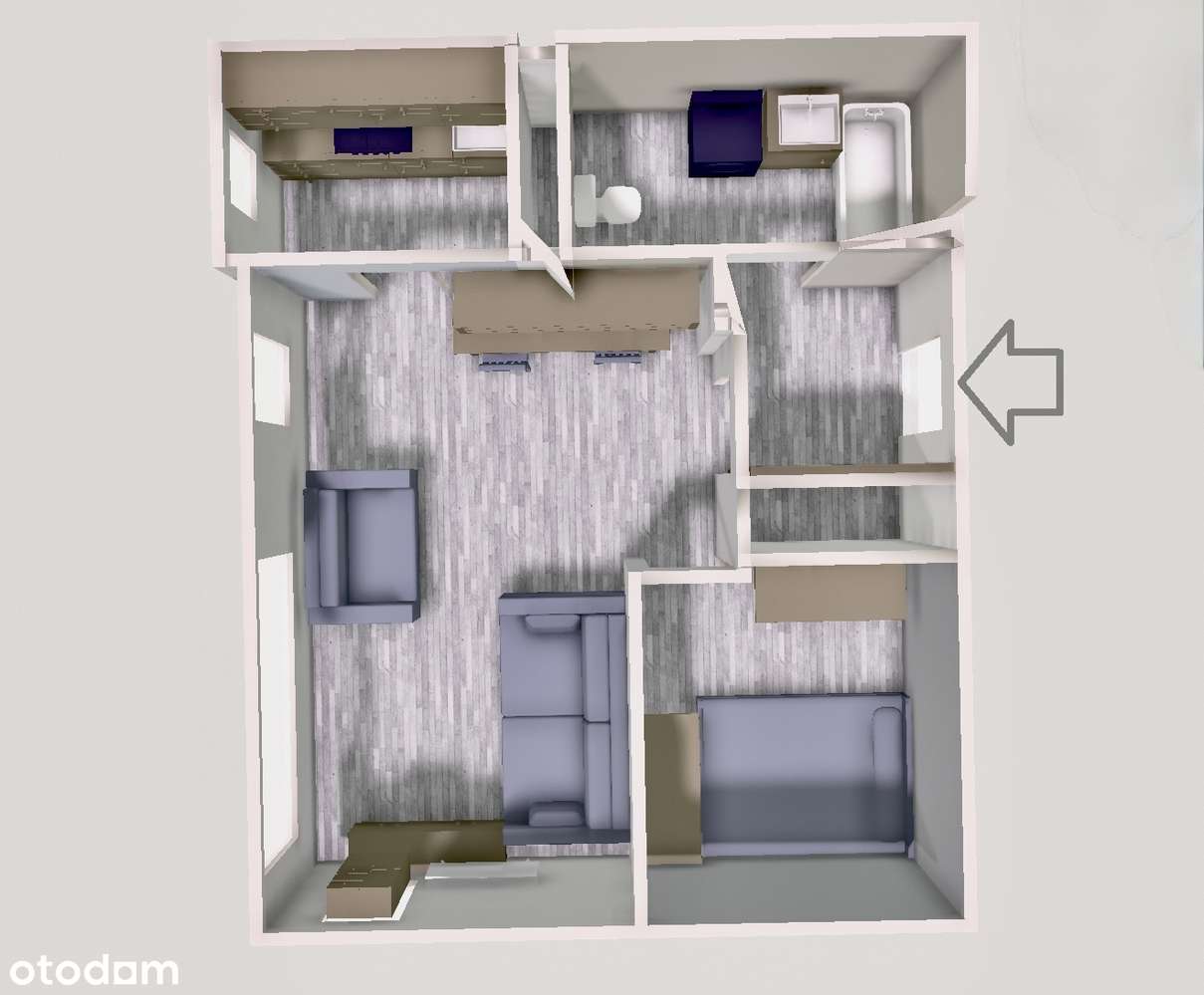 2 pokoje przy metrze Kondratowicza – idealne także jako inwestycja!-13