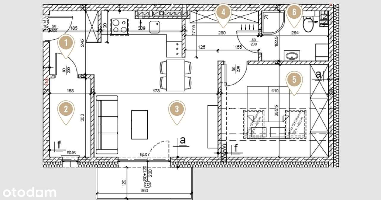 Mieszkanie, 50,12 m², Opole-2