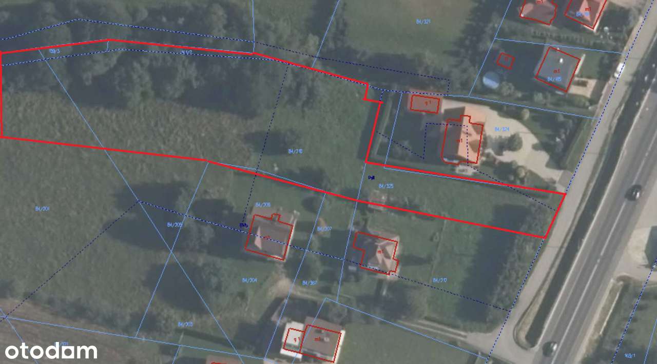 Działka budowlana - Skawa - MPZP-8